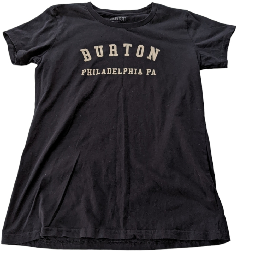 Burton, Philadelphia black T-shirt. Lg